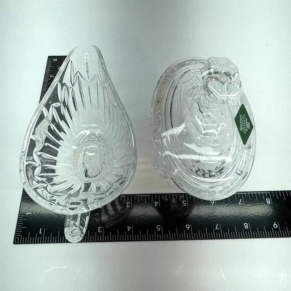 2PC Shannon Crystal OLIMPIA Creamer And Sugar Bowl w/Lid "Designs Of Ireland" - Picture 7 of 15